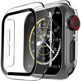 Kuori Apple Watch Series 3 - 38 mm - Muovi - Läpinäkyvä