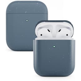 Suojakotelo AirPods 1 / AirPods 2 - Luonnollinen materiaali - Sininen