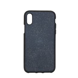 Kuori iPhone XS - Luonnollinen materiaali - Musta