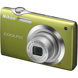 Kompaktikamera Coolpix S3000 - Vihreä + Nikon Nikkor 4X Wide Optical Zoom f/3.2-5.9