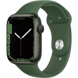 Apple Watch (Series 7) 2021 GPS 45 mm - Alumiini Vihreä - Sport band Vihreä