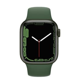 Apple Watch (Series 7) 2021 GPS 45 mm - Alumiini Vihreä - Sport band Vihreä