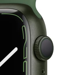 Apple Watch Series 7 (2021) GPS 45 mm - Alumiini Vihreä - Sport band Vihreä