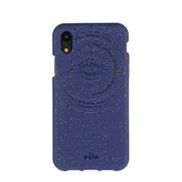 Kuori iPhone XR - Luonnollinen materiaali - Sininen