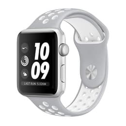 Apple Watch (Series 3) 2017 GPS 38 mm - Alumiini Hopea - Sport Nike