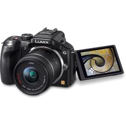 Lumix DMC-G5 - Musta + Panasonic Lumix G Vario 45-150mm f/4.5-5.6 ASPH MEGA O.I.S + Lumix G Vario 14-42 mm f/3.5-5.6 II ASPH. / MÉGA S.O.I f/4.5-5.6 + f/3.5-5.6
