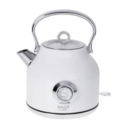 Adler AD 1346B Bouilloire avec thermomètre 1,7 STRIX - Puissance 1850-2200W - Coloris Blanc Valkoinen L - Vedenkeitin