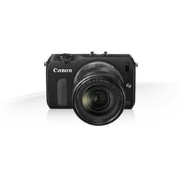 Yksisilmäinen peiliheijastuskamera EOS M - Musta + Canon Zoom Lens EF-M 22mm f/2 STM f/2 + f/3.5-5.6