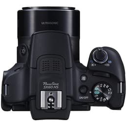 Canon PowerShot SX60 HS - Musta + Canon Zoom Lens 65x IS 21–1365mm f/3.4-6.5