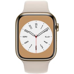Apple Watch Series 8 (2022) GPS + Cellular 45 mm - Ruostumaton teräs Kulta