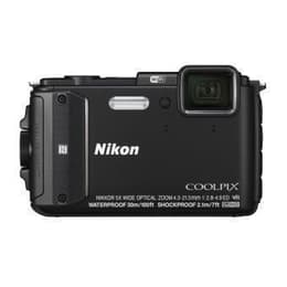 Kompaktikamera Coolpix AW130 - Musta + Nikon Nikkor Wide Optical Zoom 24-120 mm f/2.8-4.9 f/2.8-4.9