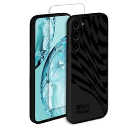 Back Market Kuori Galaxy S23+ ja suojaava näyttö - Kierrätysmuovi - Musta