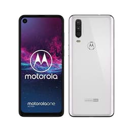 Motorola One Action 128GB - Valkoinen - Lukitsematon
