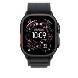 Apple Watch Ultra 2 (2024) GPS + Cellular 49 mm - Titaani Musta- Alpine-ranneke Musta