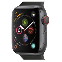 Apple Watch (Series 5) 2019 GPS 44 mm - Alumiini Tähtiharmaa - Sport band Musta