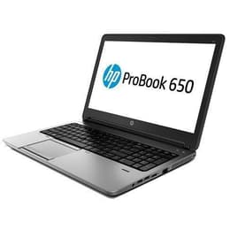 HP Probook 650 G1 15" Core i5 2,5 GHz - SSD 320 GB - 4GB AZERTY - Ranska