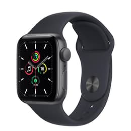 Apple Watch (Series SE) 2020 GPS 44 mm - Alumiini Tähtiharmaa - Sport band Keskiyönsininen