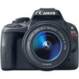 Yksisilmäinen peiliheijastuskamera EOS Rebel SL1 - Musta + Canon EF-S 18-55mm f/3.5-5.6 IS STM f/3.5-5.6