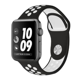Apple Watch (Series 3) 2017 GPS + Cellular 42 mm - Alumiini Tähtiharmaa - Sport Nike Musta/Wit