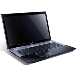 Acer Aspire V3-731 17" Pentium 2.4 GHz - SSD 64 GB + HDD 250 GB - 4GB AZERTY - Ranska