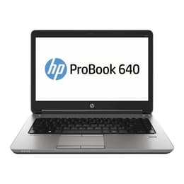 Hp ProBook 640 G1 14" Core i3 2.4 GHz - SSD 256 GB - 8GB AZERTY - Ranska