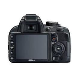 Hybridikamera D3100 - Musta + Nikon AF-S DX Nikkor 18-55 mm f/3.5-5.6G II ED f/3.5-5.6G