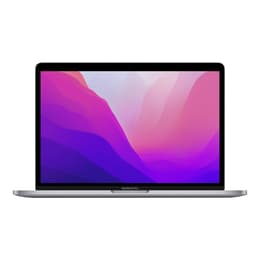 MacBook Pro 13.3" (2022) - Applen M2 ‑siru jossa on 8-ytiminen prosessori ja 10-ytiminen näytönohjain - 16GB RAM - SSD 1000GB - QWERTY - Portugali