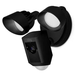 Ring Floodlight cam wired plus Videokamera - Musta