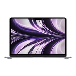 MacBook Air 13.3" (2022) - Applen M2 ‑siru jossa on 8-ytiminen prosessori ja 10-ytiminen näytönohjain - 8GB RAM - SSD 512GB - AZERTY - Ranska