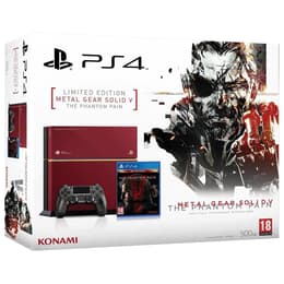 PlayStation 4 500GB - Punainen - Rajoitettu erä Metal Gear Solid V + Metal Gear Solid V: The Phantom Pain