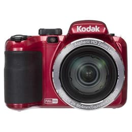 Puolijärjestelmäkamera PixPro AZ361 - Punainen + Kodak PixPro Aspheric HD Zoom Lens 36X Wide 24-864mm f/2.9-5.7 f/2.9-5.7