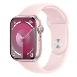 Apple Watch () 2023 GPS 45 mm - Alumiini Pinkki - Sport band Pinkki