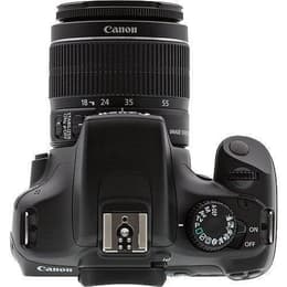 Yksisilmäinen Peiliheijastuskamera Canon EOS 1100D Musta + Objektiivi Canon Zoom Lens EF-S 18-55 mm f/3.5-5.6 III