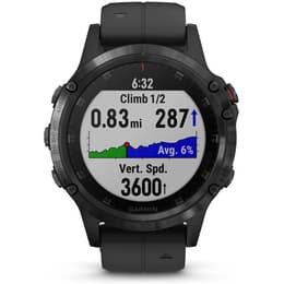 Kellot Cardio GPS Garmin Fénix 5 Plus - Musta