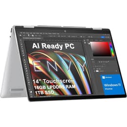 HP Envy x360 2-in-1 14" Core i7 1.7 GHz - SSD 512 Gt + HDD 512 Gt - 16GB QWERTY - Englanti
