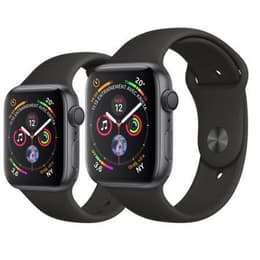 Apple Watch (Series 4) 40 mm - Alumiini Tähtiharmaa - Sport loop Musta