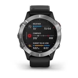 Kellot Cardio GPS Garmin Fenix 6 - Harmaa/Musta