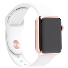 Apple Watch (Series 4) 2018 GPS + Cellular 40 mm - Alumiini Kulta - Sport loop Wit