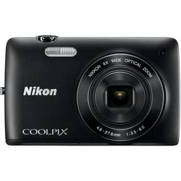 Kompaktikamera S4200 - Musta + Nikon Nikkor 6X Wide Optical Zoom VR 26-156mm f/3.5-6.5 f/3.5-6.5