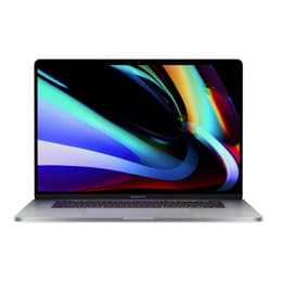 MacBook Pro Touch Bar 16" Retina (2019) - Core i9 2.4 GHz SSD 512 - 64GB - QWERTY - Englanti
