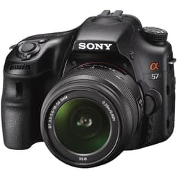 Yksisilmäinen peiliheijastuskamera SLT-A57 - Musta + Sony DT 18-55mm F3.5-5.6 SAM II + DT 55-200mm F4-5.6 SAM f/3.5-5.6 + f/4-5.6