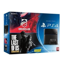 PlayStation 4 500GB - Musta + DriveClub + The Last Of Us (Remastered)