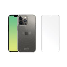 Back Market Kuori iPhone 13 Pro ja suojaava näyttö - GRS 4.0 Kierrätysmuovi - Läpinäkyvä