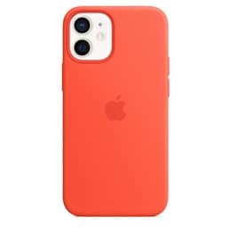 Apple Silikonikuori iPhone 12 mini - Magsafe - Silikoni Oranssi