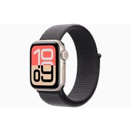 Apple Watch Series 7 (2021) GPS + Cellular 41 mm - Titaani Hopea - Nike Sport band Musta