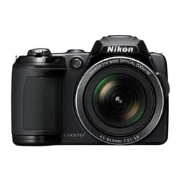 Kompaktikamera Coolpix L120 - Musta + Nikon Nikkor 21X Wide Optical Zoom VR 25–525mm f/3.1–5.8 f/3.1–5.8