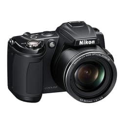 Kompaktikamera Coolpix L120 - Musta + Nikon Nikkor 21X Wide Optical Zoom VR 25–525mm f/3.1–5.8 f/3.1–5.8