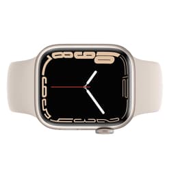 Apple Watch Series 7 (2021) GPS + Cellular 41 mm - Alumiini Tähtivalkea - Sport band Tähtivalkea