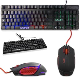Cortek Näppäimistö QWERTY Italia Taustavalaistu XSniper + GP4 Kit Mouse and Keyboard