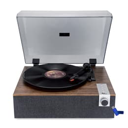 Evidence Acoustics Tourne-disque Vinyle EA-PL200-WOOD - Haut-parleurs intégrés 40 watts PMPO - 33, 45 et 78 tours - Bluetooth+Clé USB 32G Levysoitin